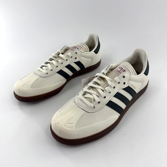BAPE Adidas Samba Off White Shadow Green Gum Sneakers Size 10 main image 13